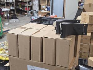 Lot of (10) V-Tac LED Shoebox Light Arm Mount SquareRound VT-SBN2-ARM-SQ-RD