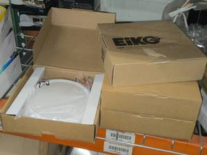 Lot of (4) Eiko 6 LED Disk Downlight Surface