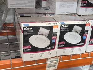 Lot of (7) Halco Solid State 6 Round Commercial Downlight Retrofit