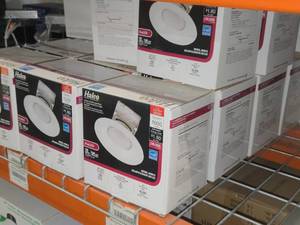 Lot of (8) Halco Solid State 6 Round Commercial Downlight Retrofit