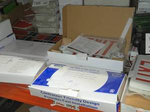 Lot of (6) LED Emergency EXIT  Emergency Light - Various Brands