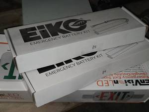 Lot of (2) Eiko Emergency Battery Kit