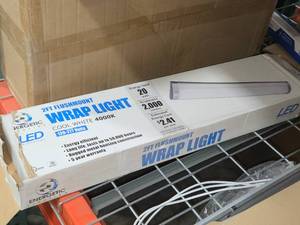 Lot of (4) Energetic Lighting 2 LED Flush Mount Wrap Light Fixture 4000K 120-277V