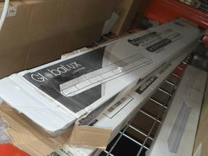 Lot of (2) Globalux Lighting 50 Vapor Tight Fluorescent Strip Light Fixture T8 120V