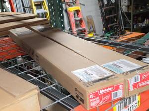 Lot of (2) Metalux 48 2-Lamp Fluorescent Strip Light