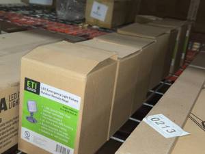 Lot of (7) ETI Solid State LED Emergency Light Fixtures 1.2W 120-277V 55503101