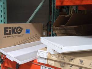 Lot of (3) Eiko LH-1 Series Linear High Bay Fixture