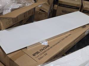 Lot of (3) Nora Lighting LED Backlit Panel Fixture 1x4 30W NPDBL-E14334W