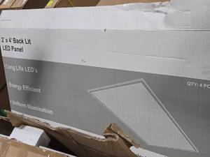Lot of (4) 2x4 LED Back Lit Panel Light