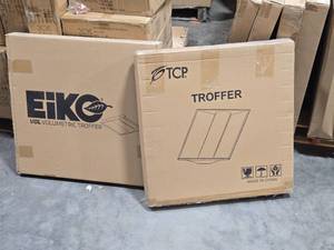 Lot of (6) 2x2 LED Troffer Light - TCP (x5)  Eiko (x1)