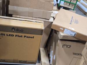 Lot of (3) 2x2 LED Panel Light - Eiko (x2)  Lithonia Lighting (x1)