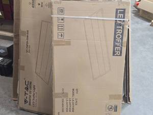 Lot of (2 Boxes) V-Tac 2x4 LED Troffer LS-24TF40W 350040004500K 2-count ( 4 total items )