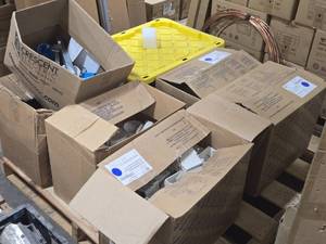 4 Boxes Nail On Gang Boxes  2 Boxes Fan Boxes