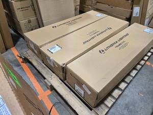 Lot of (3 Boxes) Lithonia Lighting 1x4 LED Flat Panel CPX 1x4 ALO7 SWW7 M4 24003000350040004500K 4-count ( 12 total items )