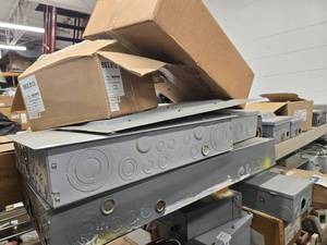 Lot of (1 Shelf) Electrical Boxes (assorted)