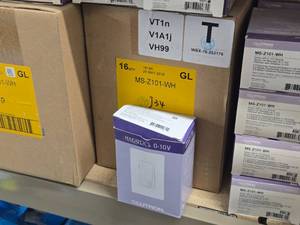 Lot of (16) Lutron Maistro Sensor with 0-10V Dimmer Switch MS-2101-WH