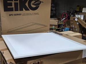 Lot of (8) Eiko LED Back-Lit Panel Light SLM22-38C5840-U-D-A 302520W 120-277V 4000K