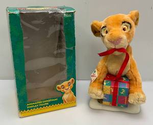 1996 Telco Motionette Disney Lion King Plus Kiara Animated Decoration With Original Box (Box Beat up) WORKS