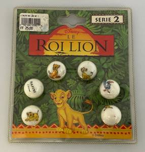 RARE Vintage 90s Disney France The Lion King Marbles (New Sealed Pack)