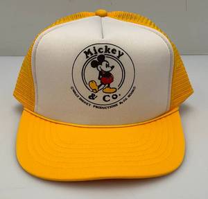 1980s Mickey & Co. Snapback Truckers Hat With Mesh