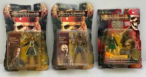 Misc. Collectible Pirates Of The Caribbean Action Figures (On Original Cards) Cards beat Up