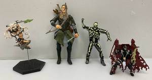Misc. Action Figures Including Lord Of The Rings And More