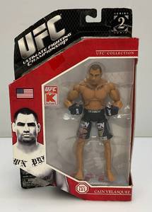 JAKKS Pacific UFC Series 2 Cain Velasques Action Figure (New Old Stock) Package Beat Up