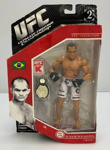 JAKKS Pacific UFC Series 2 Junior Dos Santos Action Figure (New Old Stock) Package Shows Wear