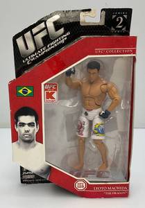 JAKKS Pacific UFC Series 2 Lyoto Machida Action Figure (New Old Stock) Package Shows Wear