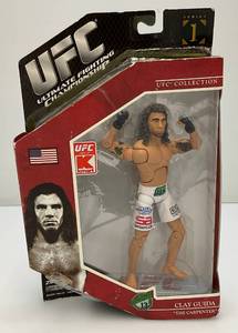 JAKKS Pacific UFC Series 1 Clay Guida Action Figure (New Old Stock) Card Shows Wear