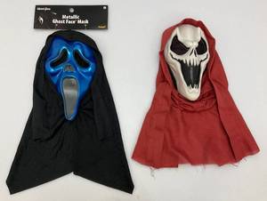 Vintage Scream Halloween Masks One New With Tag