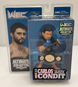 WEC Round 5 MMA, UFC Ultimate Collector Series Limited Edition 7931500 Carlos Condit The Natural Born Killer Action Figure (New old Stock)