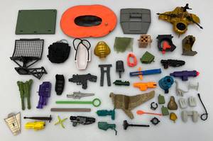 Large Group Of Misc. 1980s-90s GI Joe Action Figure Accessories Including & More