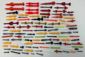 Large Group Of Misc. 1980s-90s GI Joe Missiles &amp More