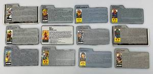 Large Group Of Misc. 1980s-90s GI Joe Action Figure Profile Cards And More