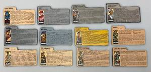 Large Group Of Misc. 1980s-90s GI Joe Action Figure Profile Cards And More