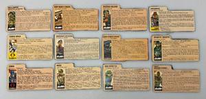 Large Group Of Misc. 1980s-90s GI Joe Action Figure Profile Cards And More