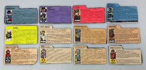 Large Group Of Misc. 1980s-90s GI Joe Action Figure Profile Cards And More