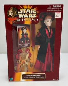 1998 Hasbro STAR WARS Episode I Ultimate Hair Queen Amidala Queen Amidala Collection 12 Action Figure (New old Stock)