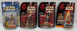 Misc. STAR WARS EPISODE I Accessory Sets, Action Figures With Commtech Chip & More (New old Stock)