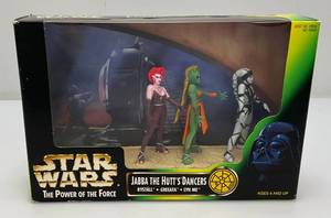 1998 STAR WARS The Power Of The Force Jabba The Hutts Dancers Set (New Old Stock)