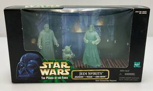 1998 STAR WARS The Power Of The Force Jedi Spirits Set (New Old Stock)