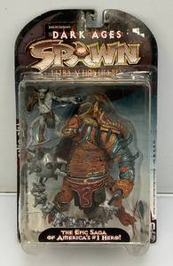 1998 Todd Mcfarlanes Dark Ages SPAWN Ultra Action Figures (The Ogre) Action Figure (New Old Stock)