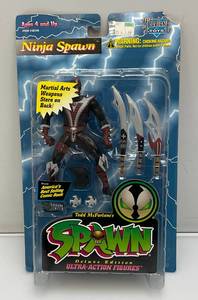 1995 Mcfarlane Toys SPAWN Deluxe Edition Ultra-Action Figures (Ninja Spawn) Action Figure (New Old Stock)