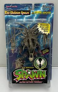 1996 Mcfarlane Toys SPAWN Deluxe Edition Ultra-Action Figures (Exo-Skeleton Spawn) Variant Action Figure (New Old Stock)