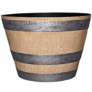 Natural Oak Resin Pots, 17.7 Dia (8 pack)