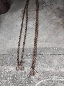 Heavy Duty Chains with Hooks and Grab Links - 166 and 168 Inches