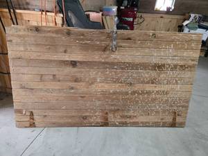 Old Wooden Barn Door with Latch - 80 x 44
