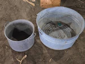 Galvanized Metal Tubs and Buckets