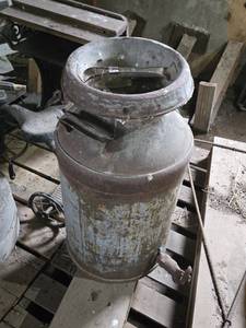 Cream Can with Spout